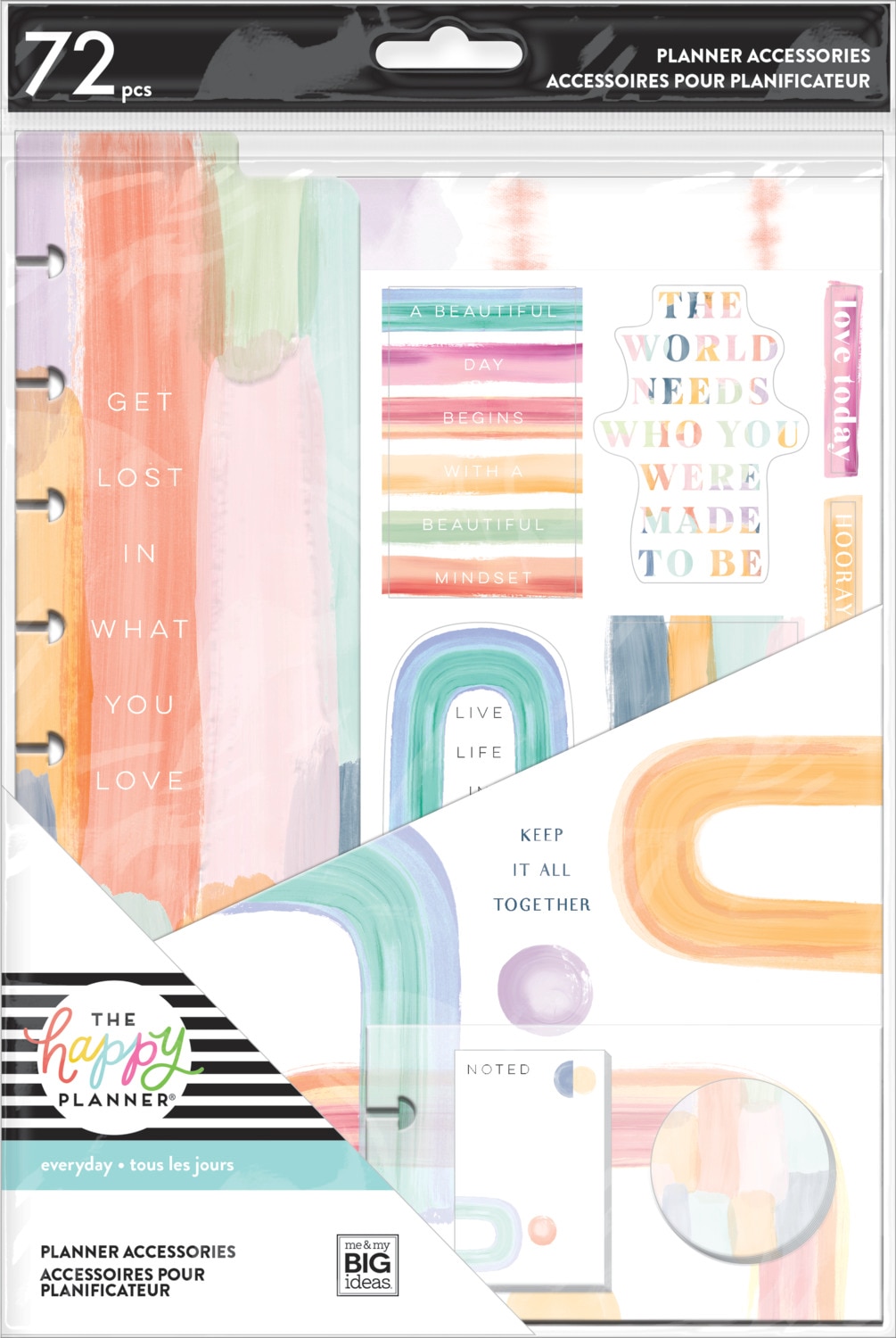 The Happy Planner Painterly Pastels Classic Accessory Pack