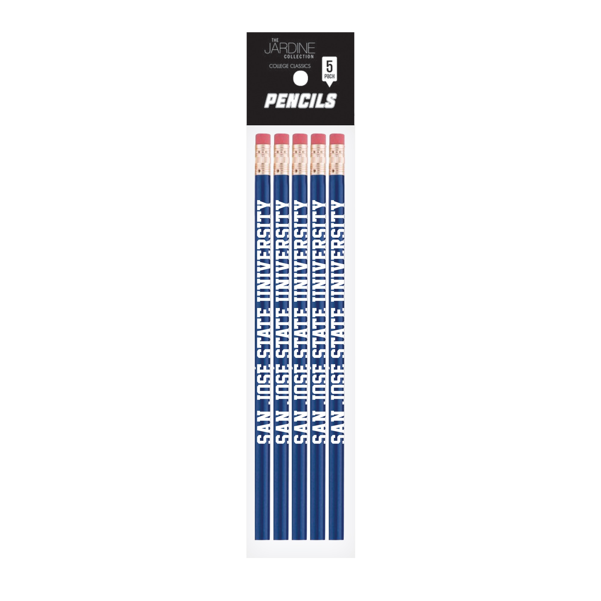 Emblematic Pencil 5pk School Name