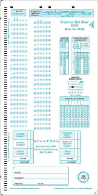 Scantron Form 95946