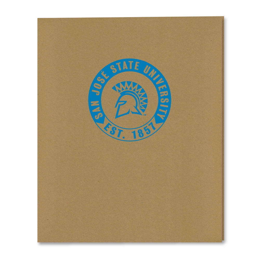 Recycled Emblematic Kraft 2 Pocket Folder, Classic