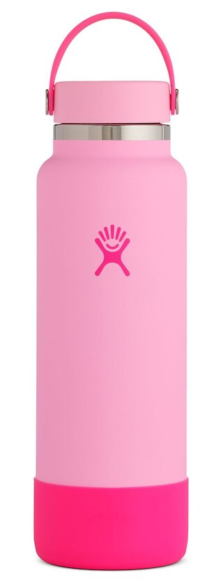 40 oz. Wide Mouth Water Bottle in Neon Pink