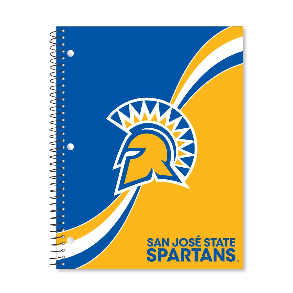 Digi Curve Divide 1 Subject 11"x8.5" 70 Count College Ruled Spiral Notebook