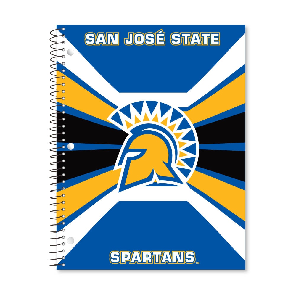 Digi Color Warp 1 Subject 11"x8.5" 70 Count College Ruled Spiral Notebook