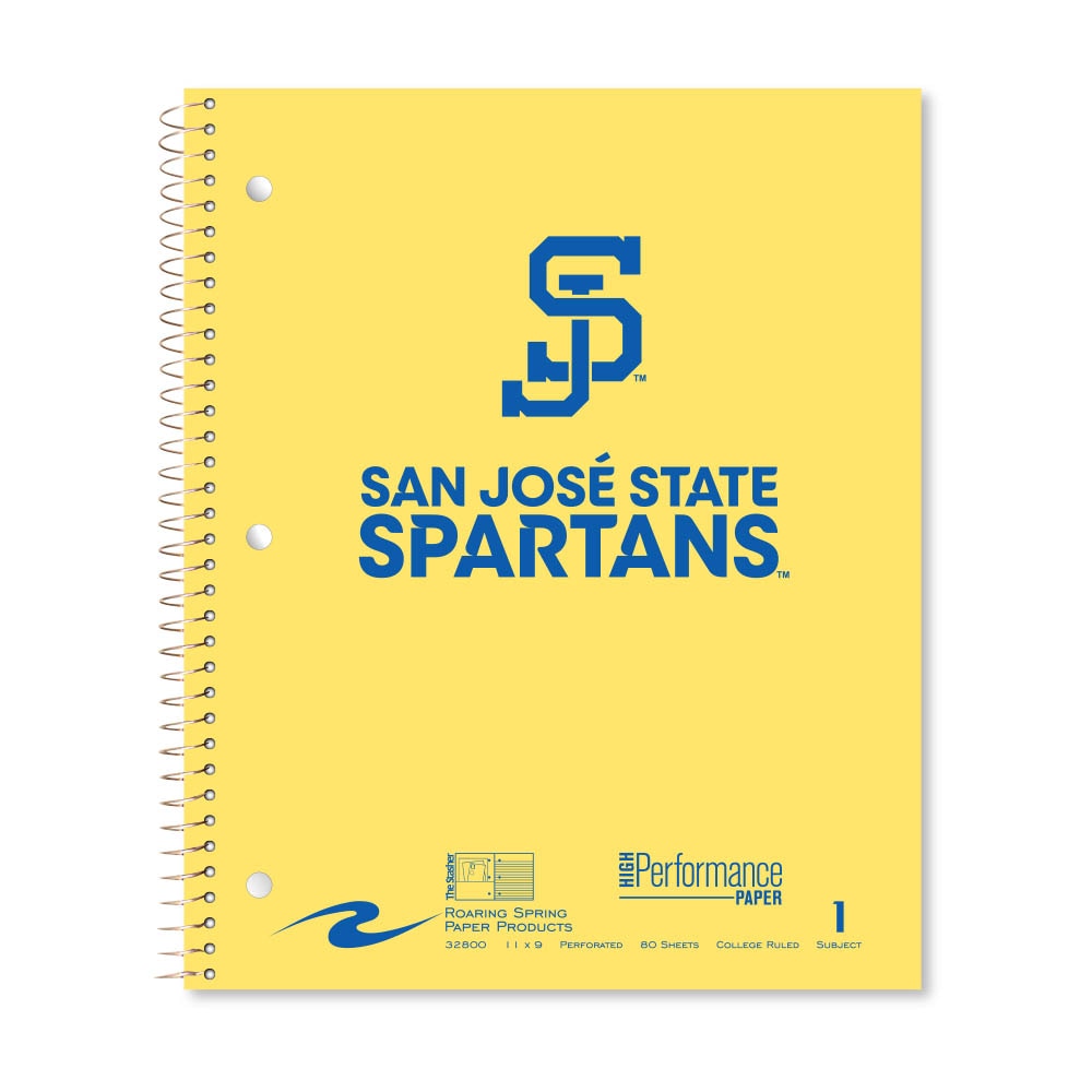 Roaring Premium 1 Subject Notebook, 8.5x11 College Ruled 20lb Paper, Pressboard Foil Cover