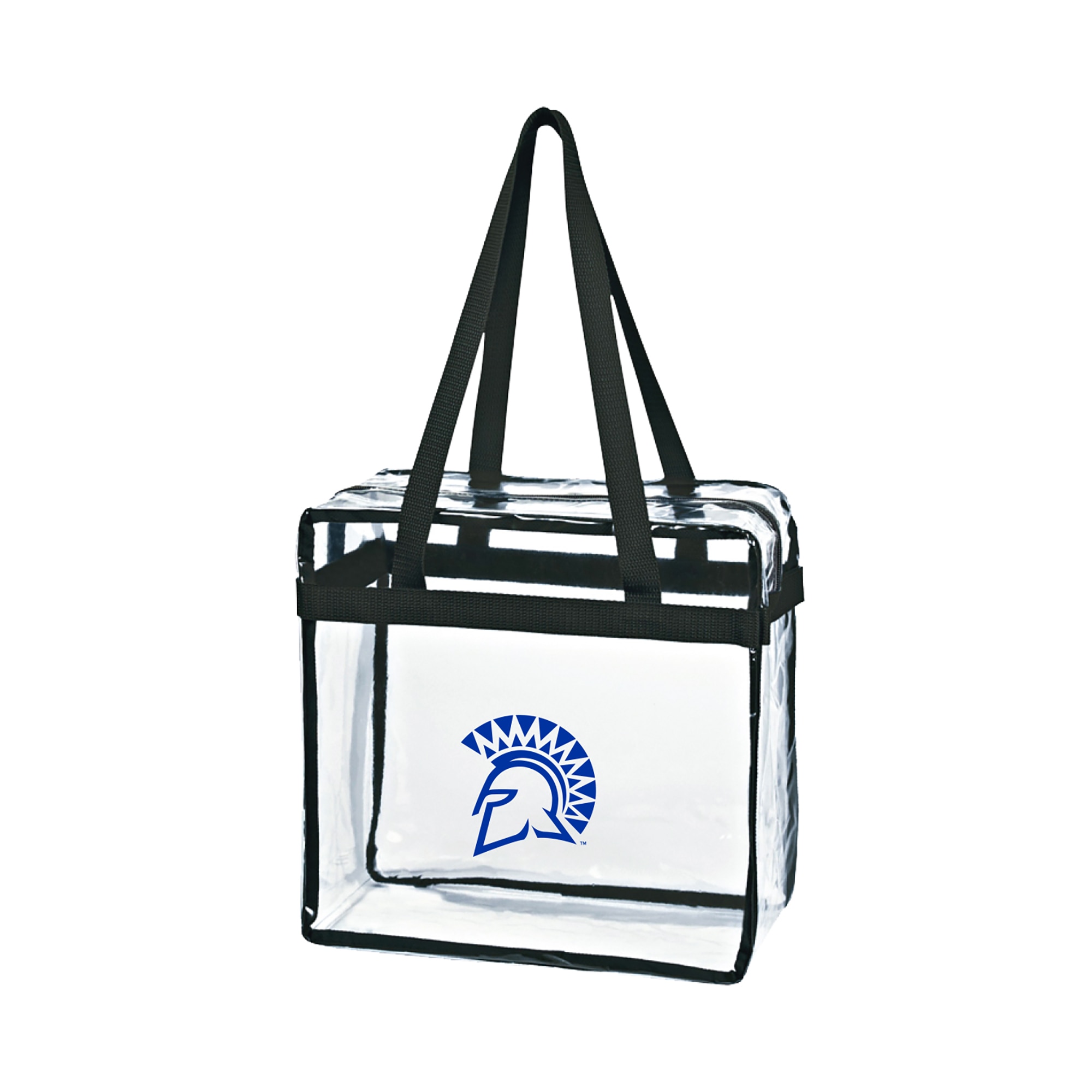 San Jose St. Spartans 3603 Zipped Stadium Tote Imprinted