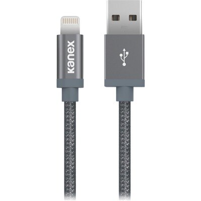 Kanex 4 Lightning to USB Sync and Charge Data Transfer Cable in Space Gray