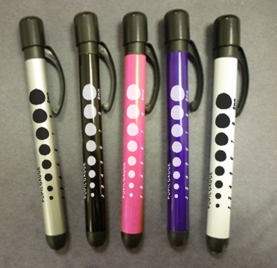 Pupil Gauge Reusable Penlight