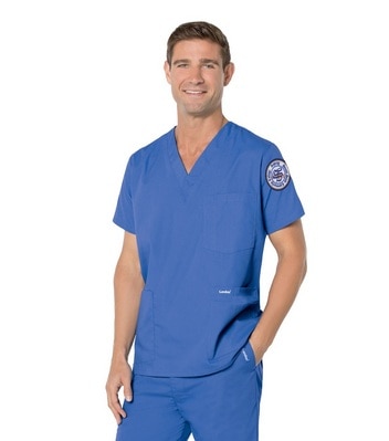 B&N #8017 Snead Men's Landau 5-Pocket Scrub Top