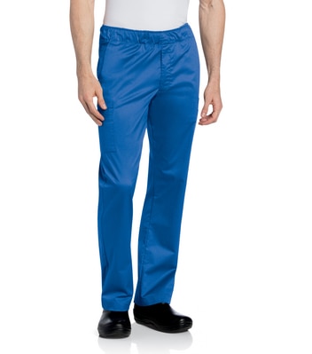 Stretch Men's by Elastic Waist Cargo Scrub Pant