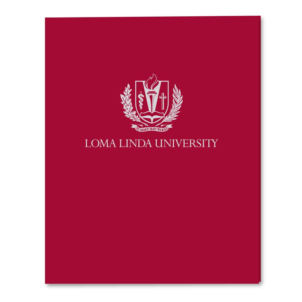 Roaring Twin Pocket Laminated Foil Portfolio 11 x 8.55