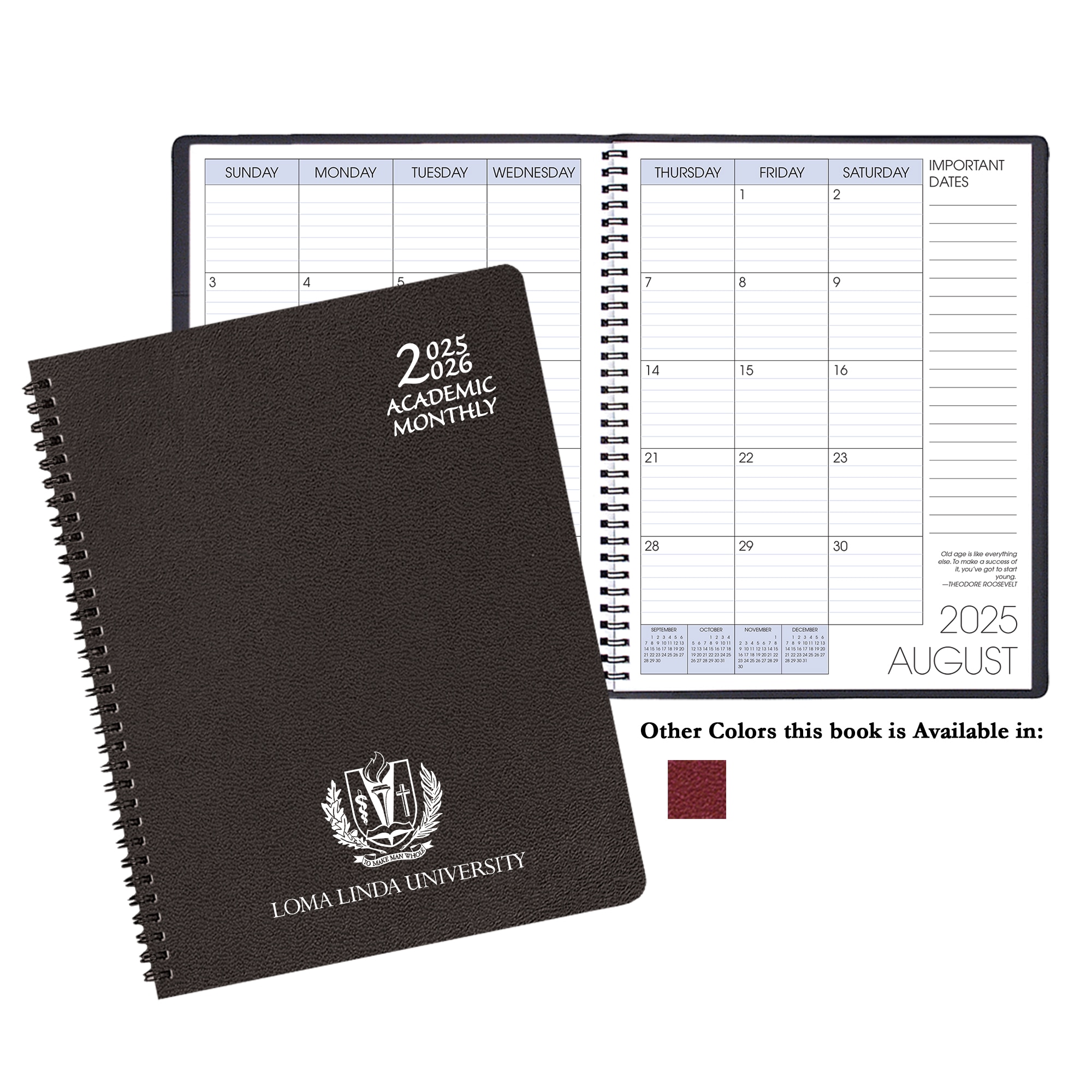 Payne 25-26 Imprinted Academic Monthly Planner 8.5"x11"
