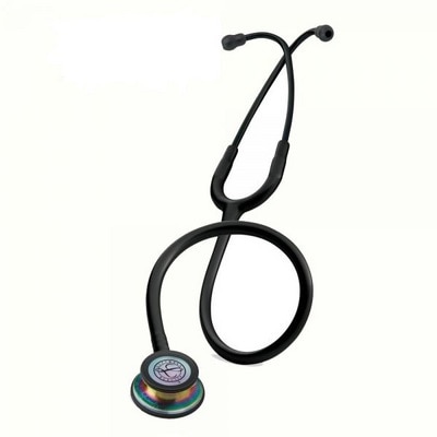 3M LittmannBlack Rainbow Classic III Monitoring Stethoscope