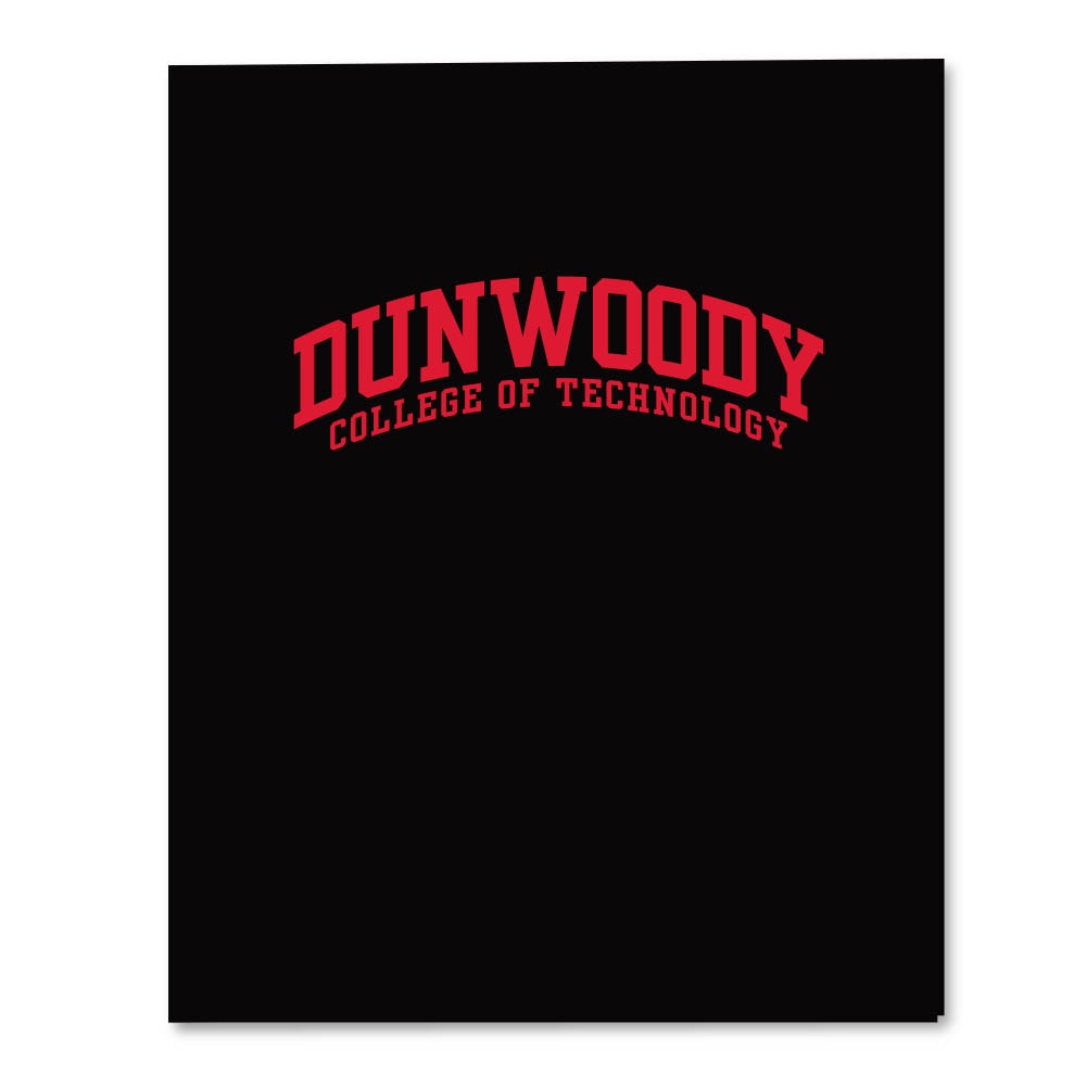 Roaring Twin Pocket Laminated Foil Portfolio 11 x 8.27