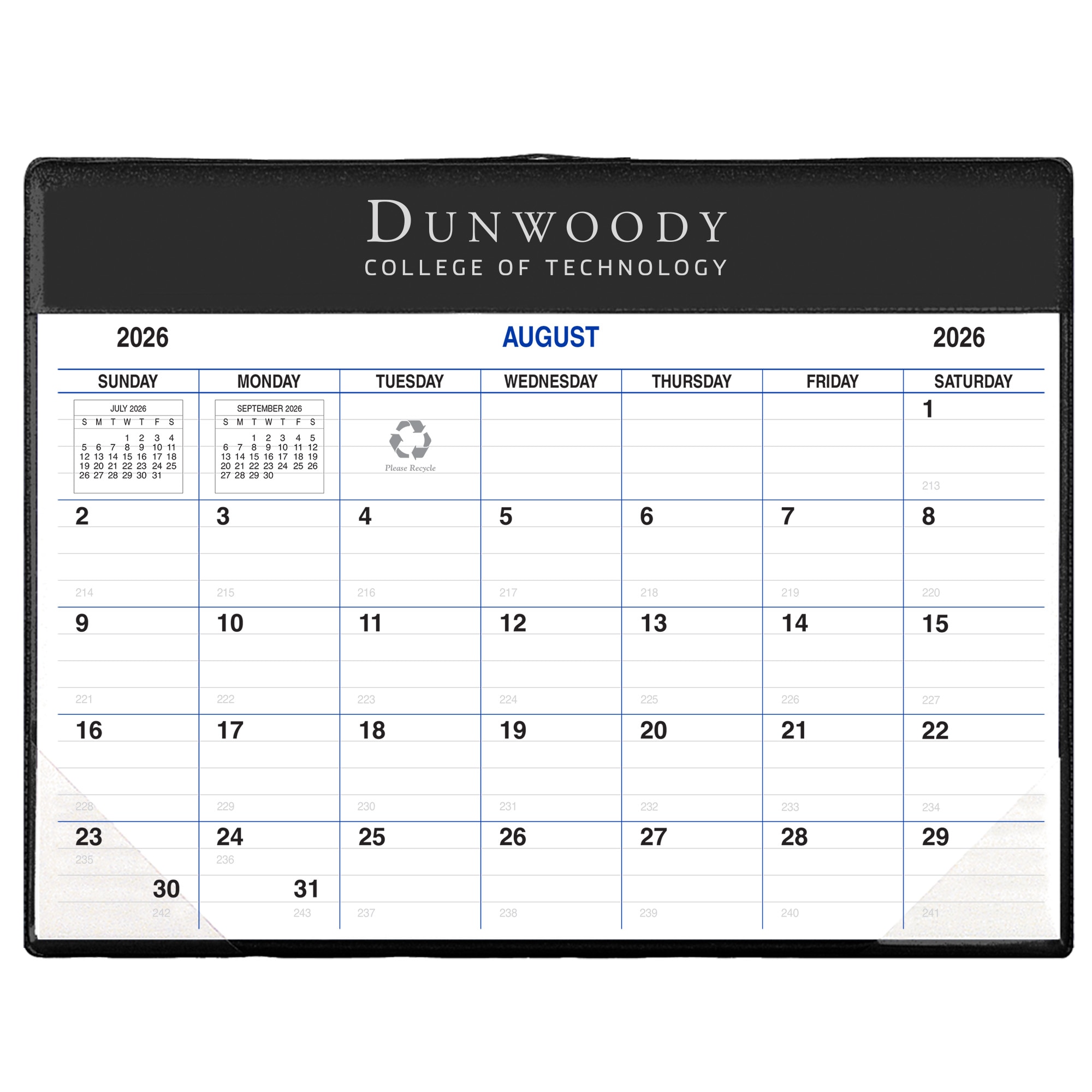 Payne '26-'27 Imprinted Academic Calendar Pad