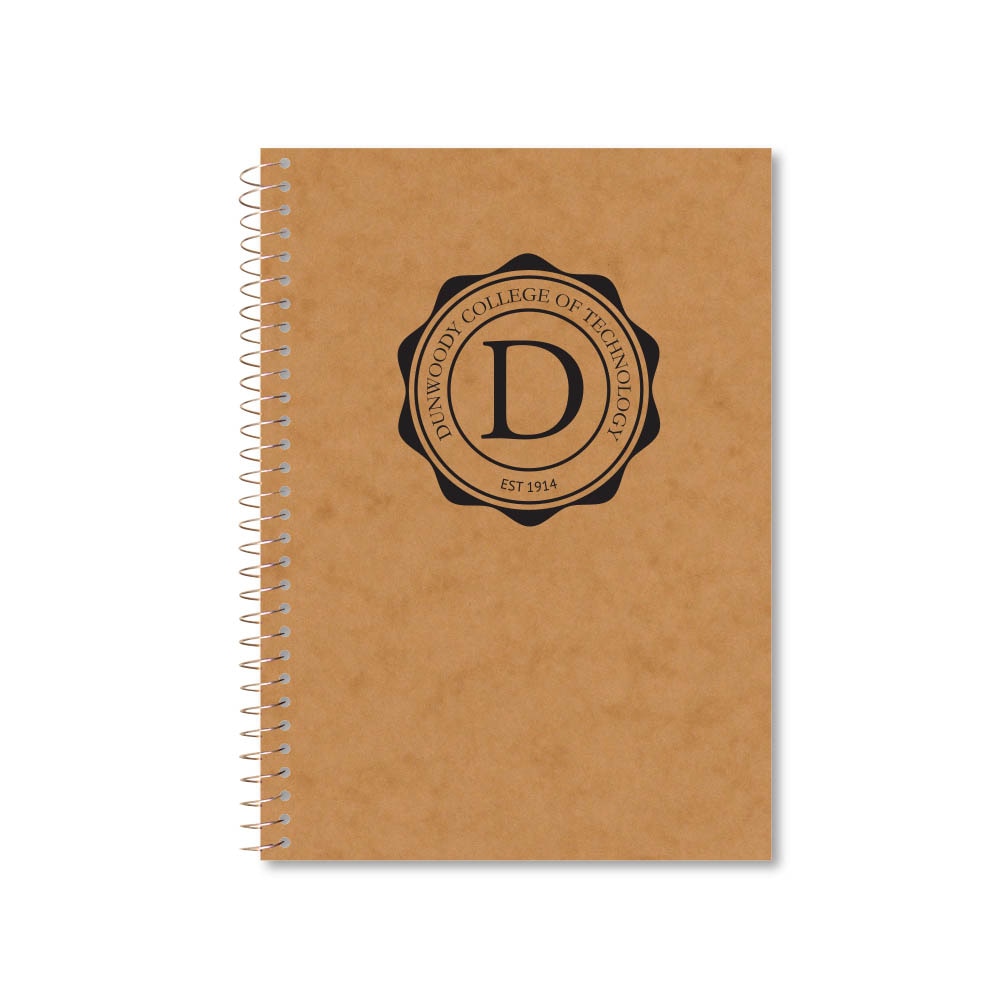 Roaring Premium 3 Subject 9.5 x 6.5 Notebook, College Ruled 20lb Paper, Pressboard Foil Cover