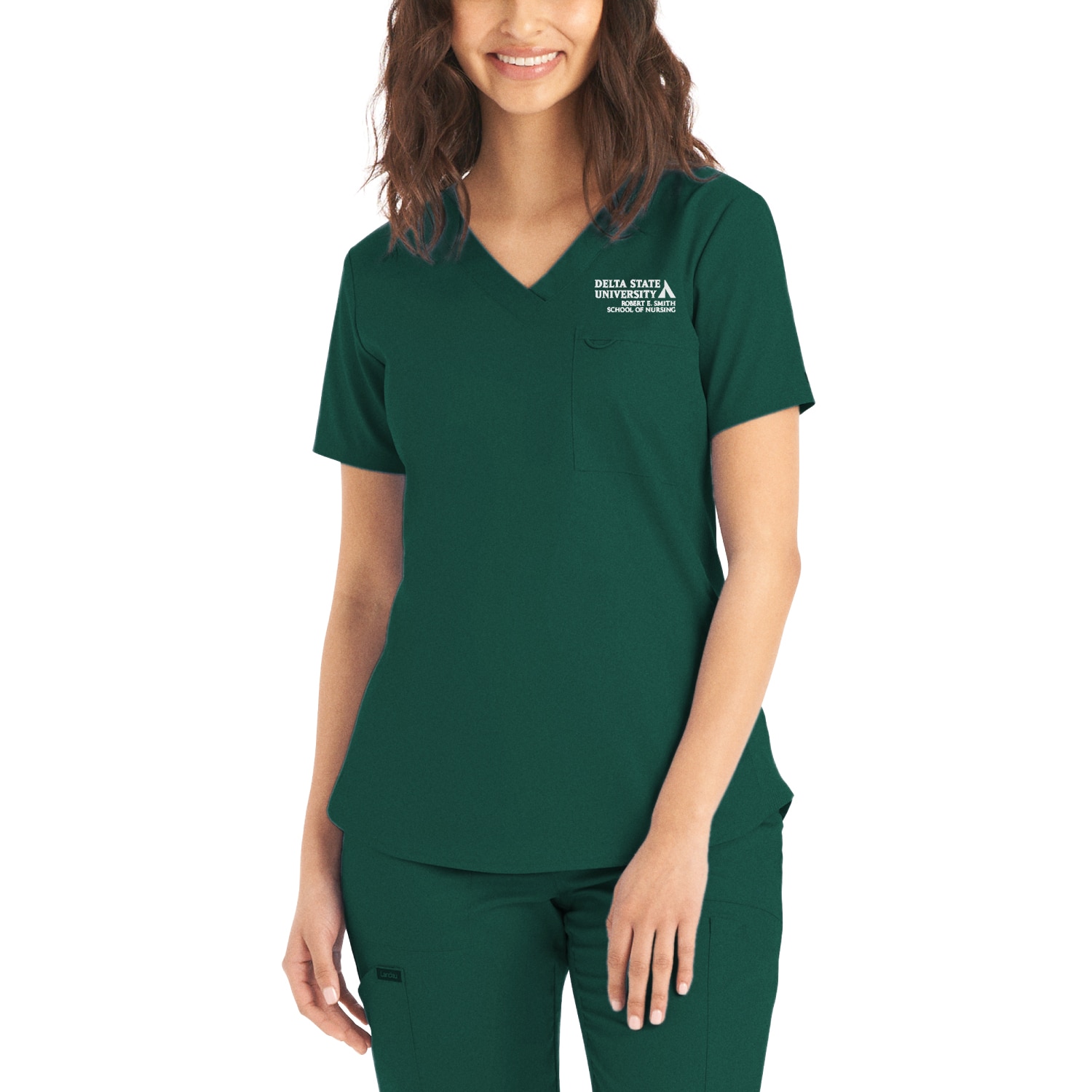 ProFlex Womens V-Neck  Scrub Top (LT107 Logoed)