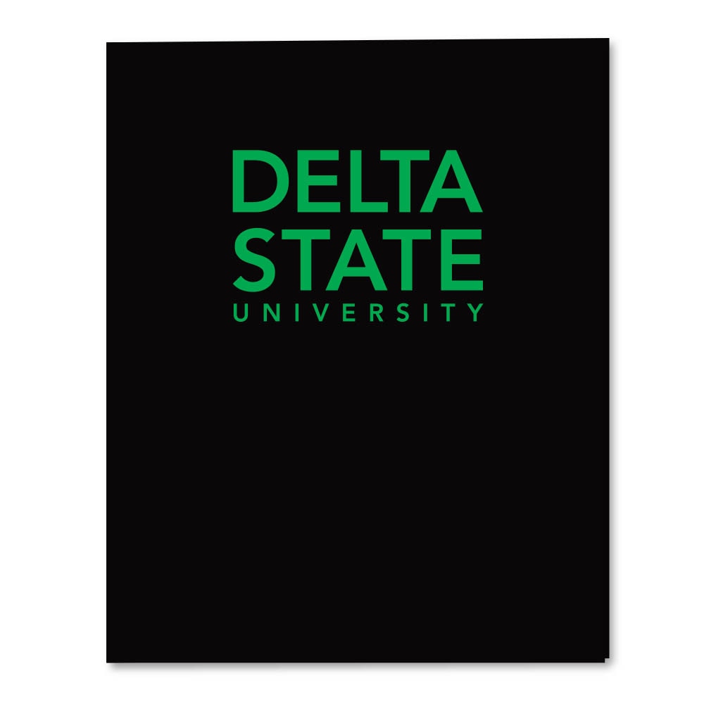 Roaring Twin Pocket Laminated Foil Portfolio 11 x 8.36