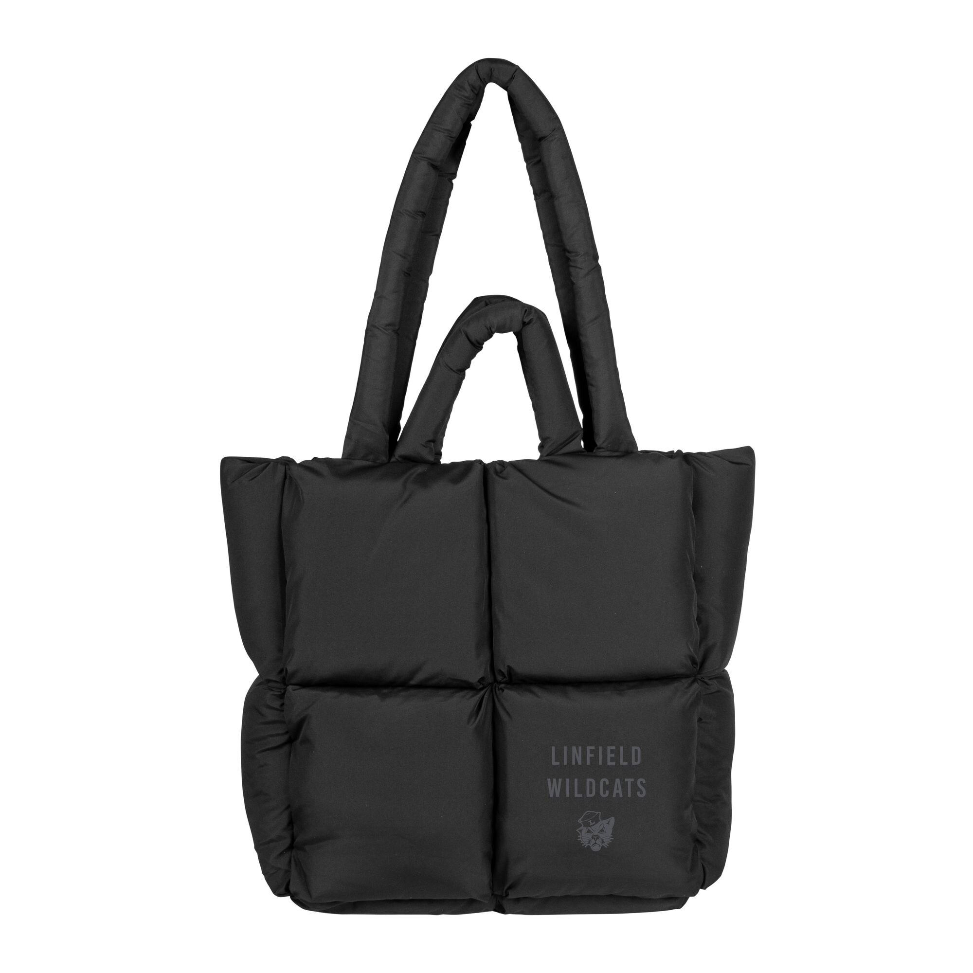 Linfield College 162-BLK Puff Tote