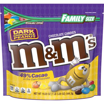 M&M'S - Dark Peanut Chocolate Big Bag  Linfield University Official  Bookstore