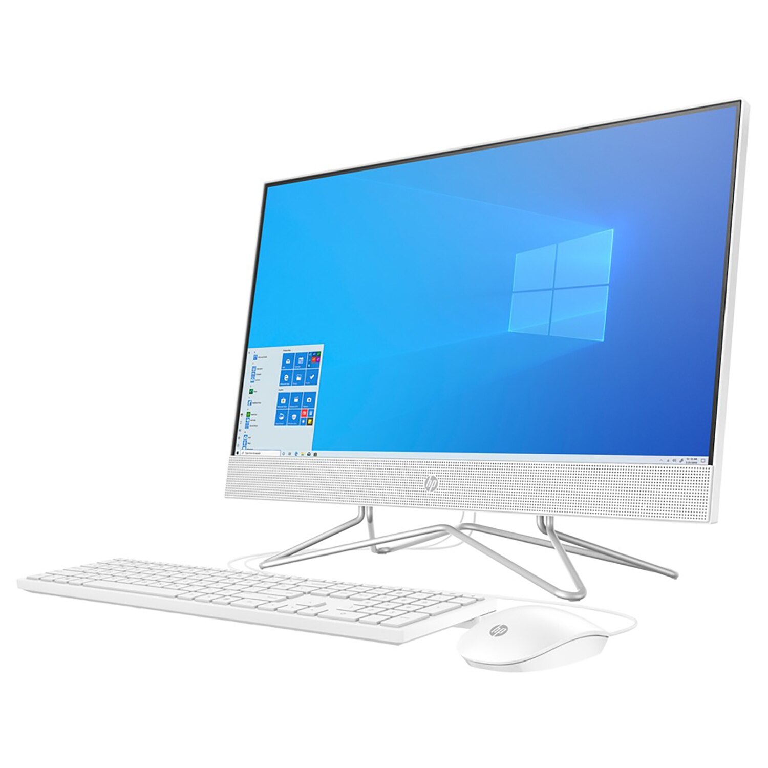 HP 24" All-in-One Computer Desktop- Intel Core i5 11th Gen- 8GB RAM - 512GB SSD - Snow White