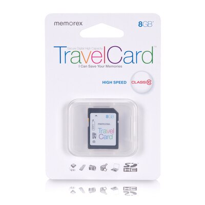 Memorex 8GB SDHC Travel Card