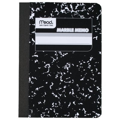 Mead Square Deal Memo Book Narrow Ruled 80 Sheets Black