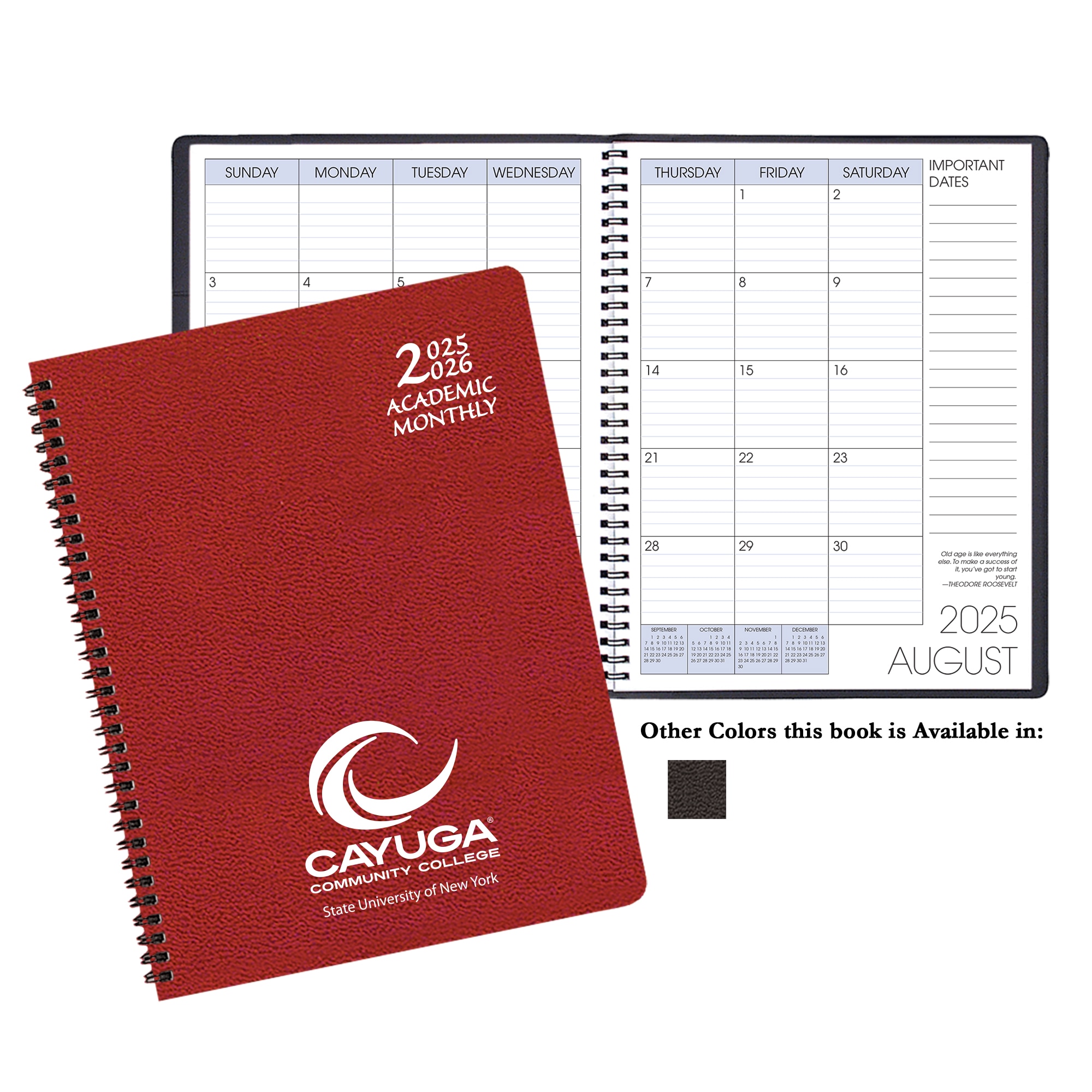 Payne 25-26 Imprinted Academic Monthly Planner 8.5"x11"