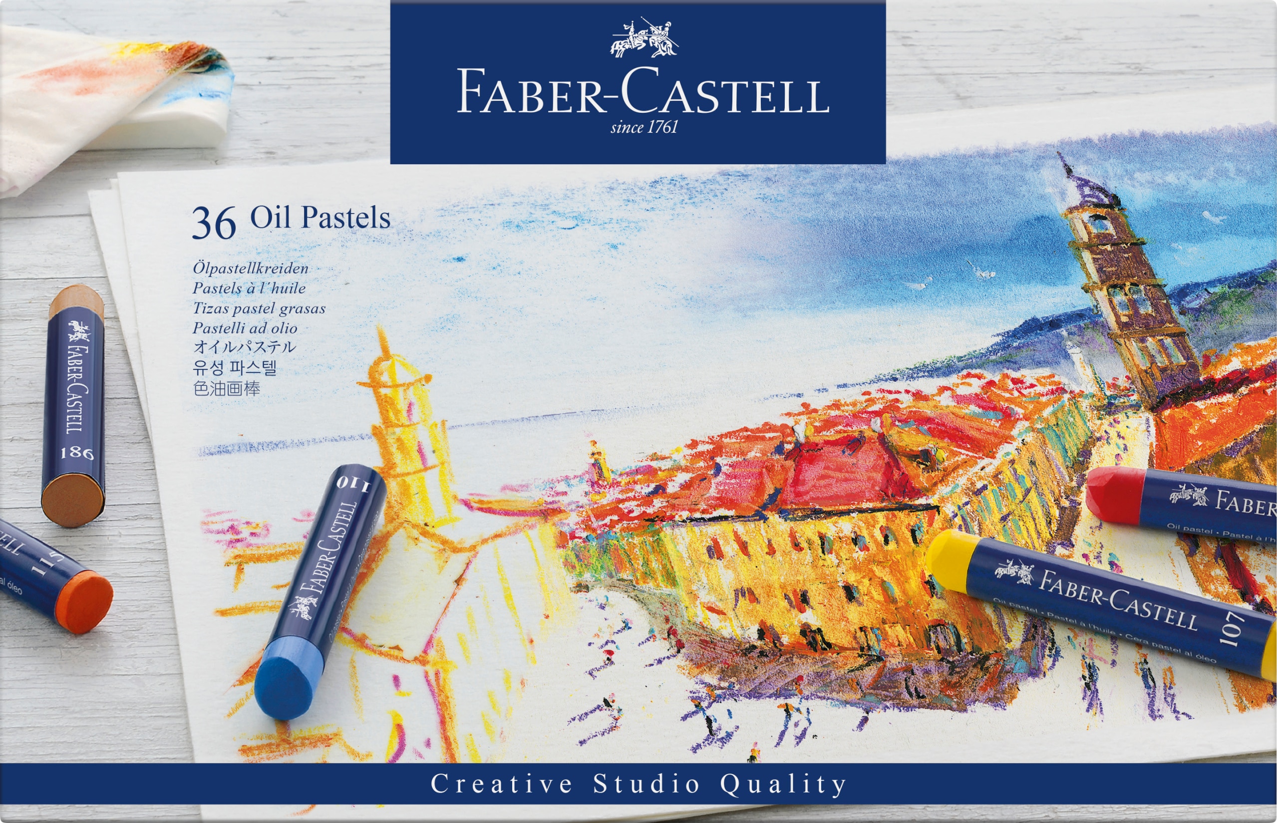 Creative St Oil Pastels Set 36