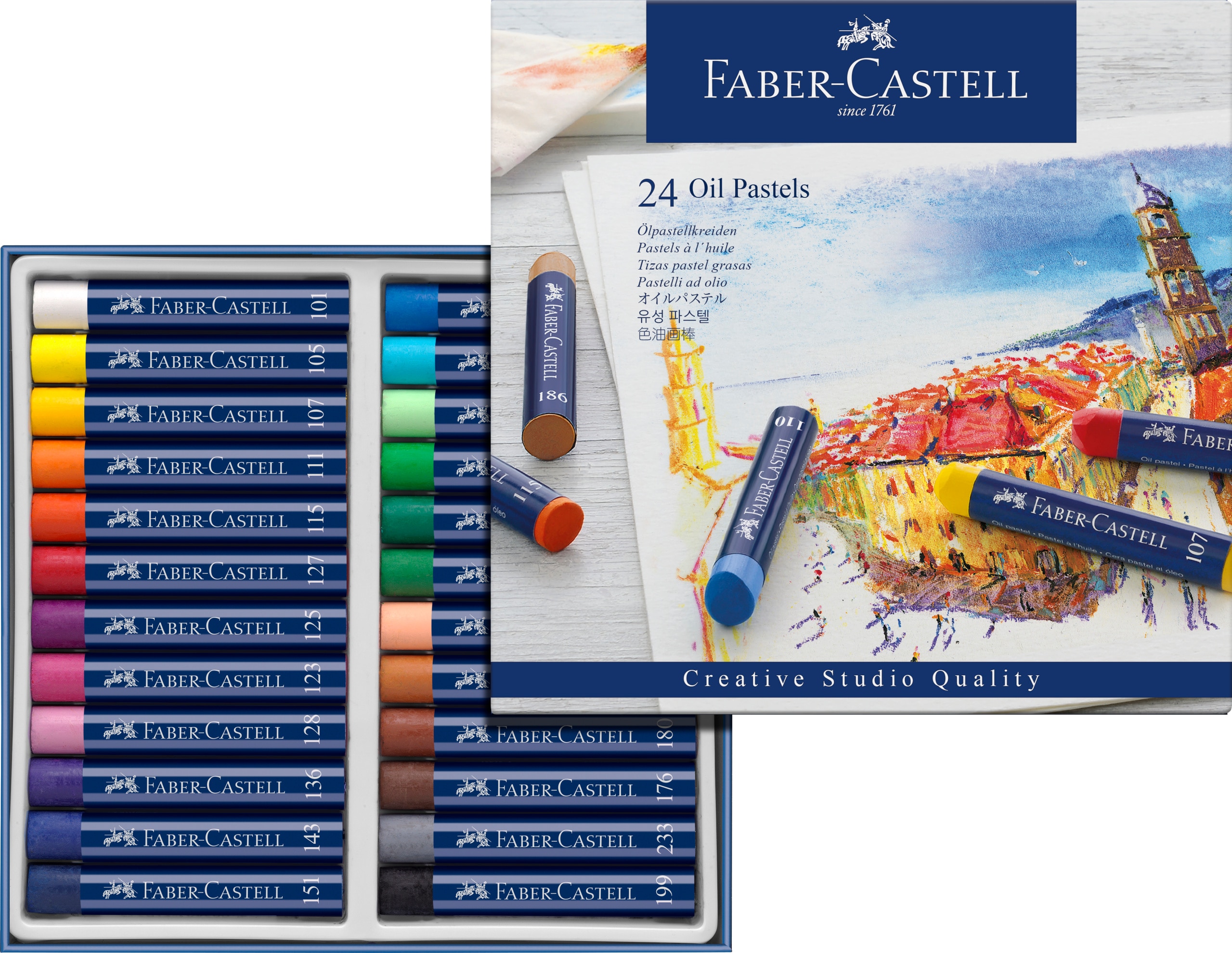 Faber Catell Oil Pastels 24Pk