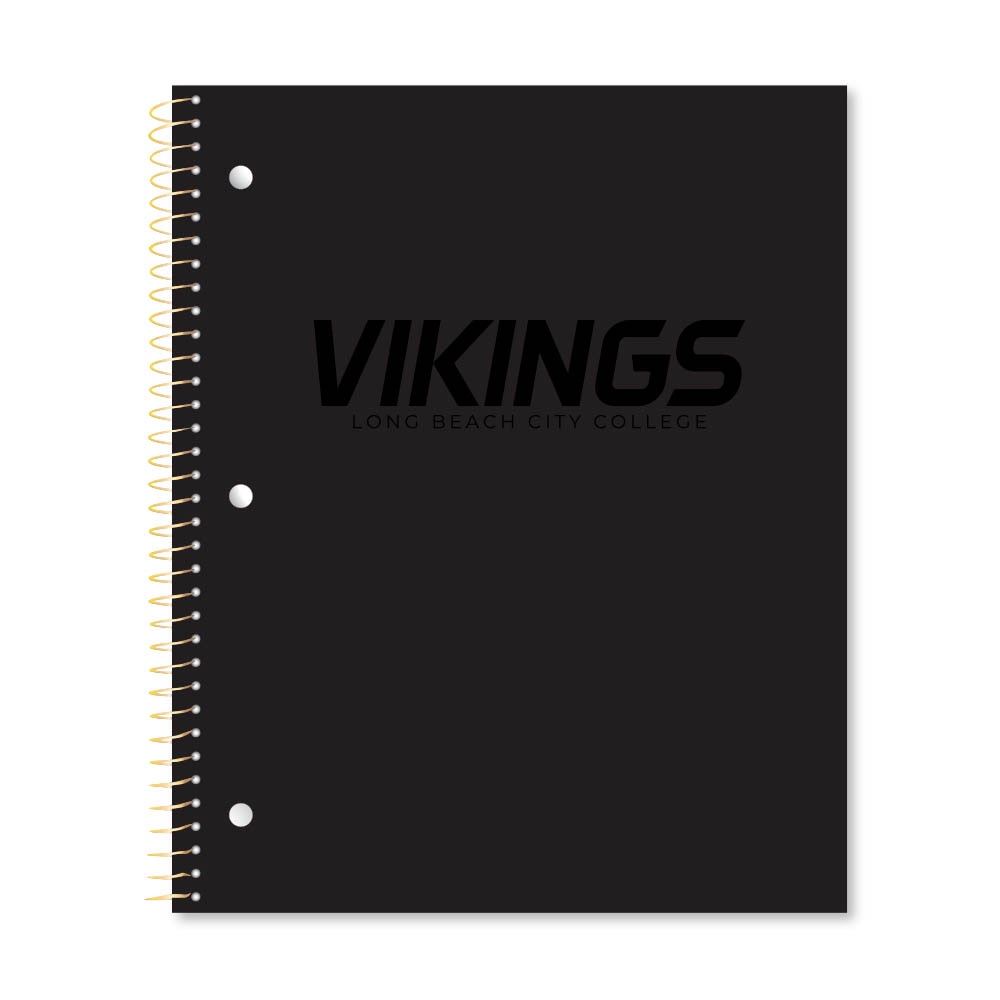 Roaring Premium 1 Subject Notebook 9x11 College Ruled 20lb Paper Impressions Leatherette Burnish Cover