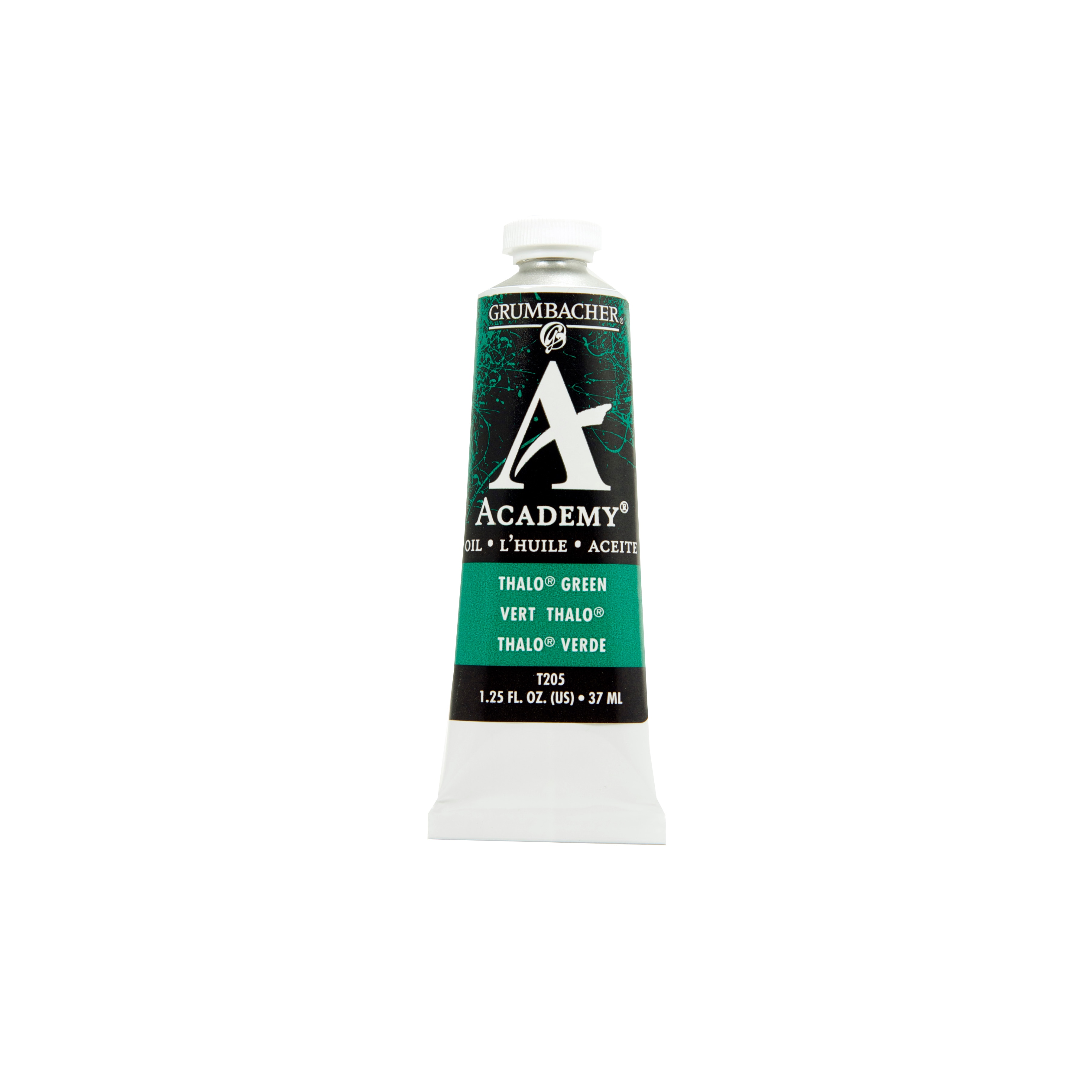 Grumbacher Academy Oil Color, 37ml Tube, Thalo Green Blue Shade