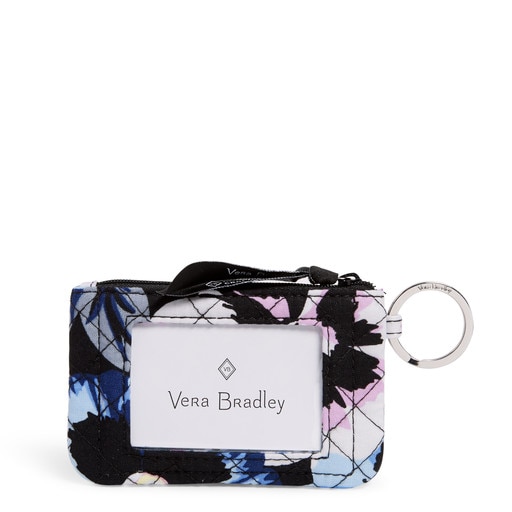 Zip ID Case : Plum Pansies