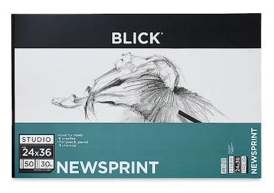 Blick Newsprint Pad 24x36 30LB 50/SHT