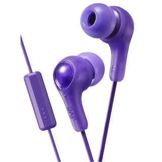 Image 1: JVC Wired GUMY Plus in Ear Headphones- Violet