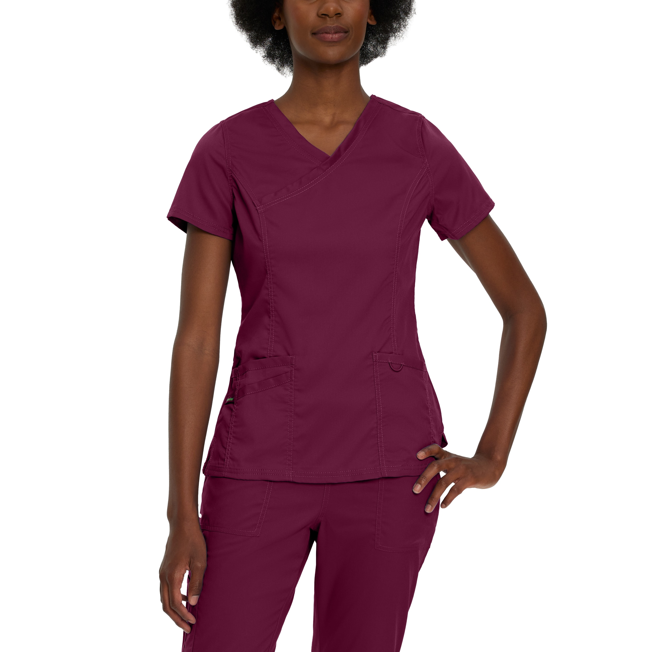 Women's Faux Surplice Tunic