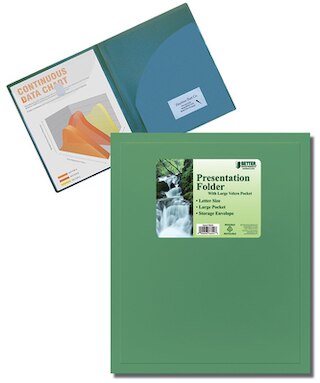 Image 1: Better 2 Pocket Presentation Folder Front View