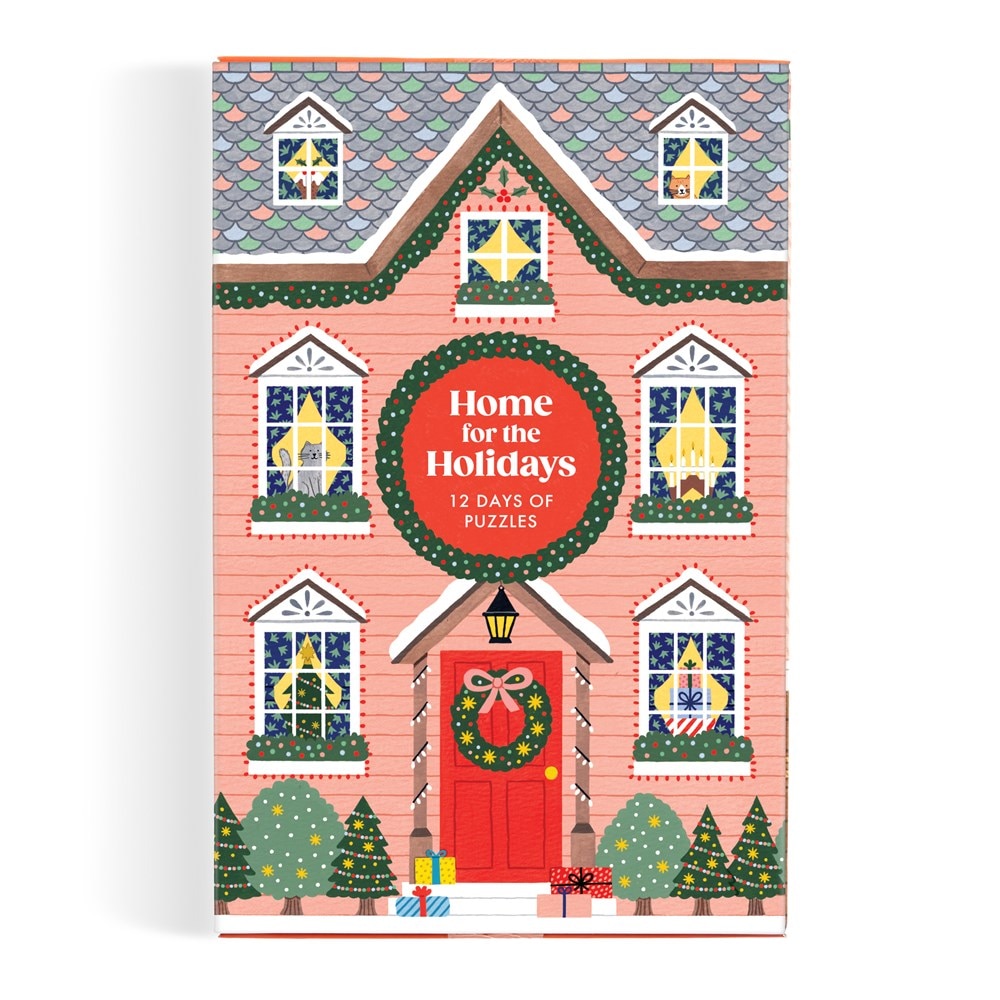 HOME FOR THE HOLIDAYS 500 PIECE 12 DAY PUZZLE COUNTDOWN HOLIDAY ADVENT CALE