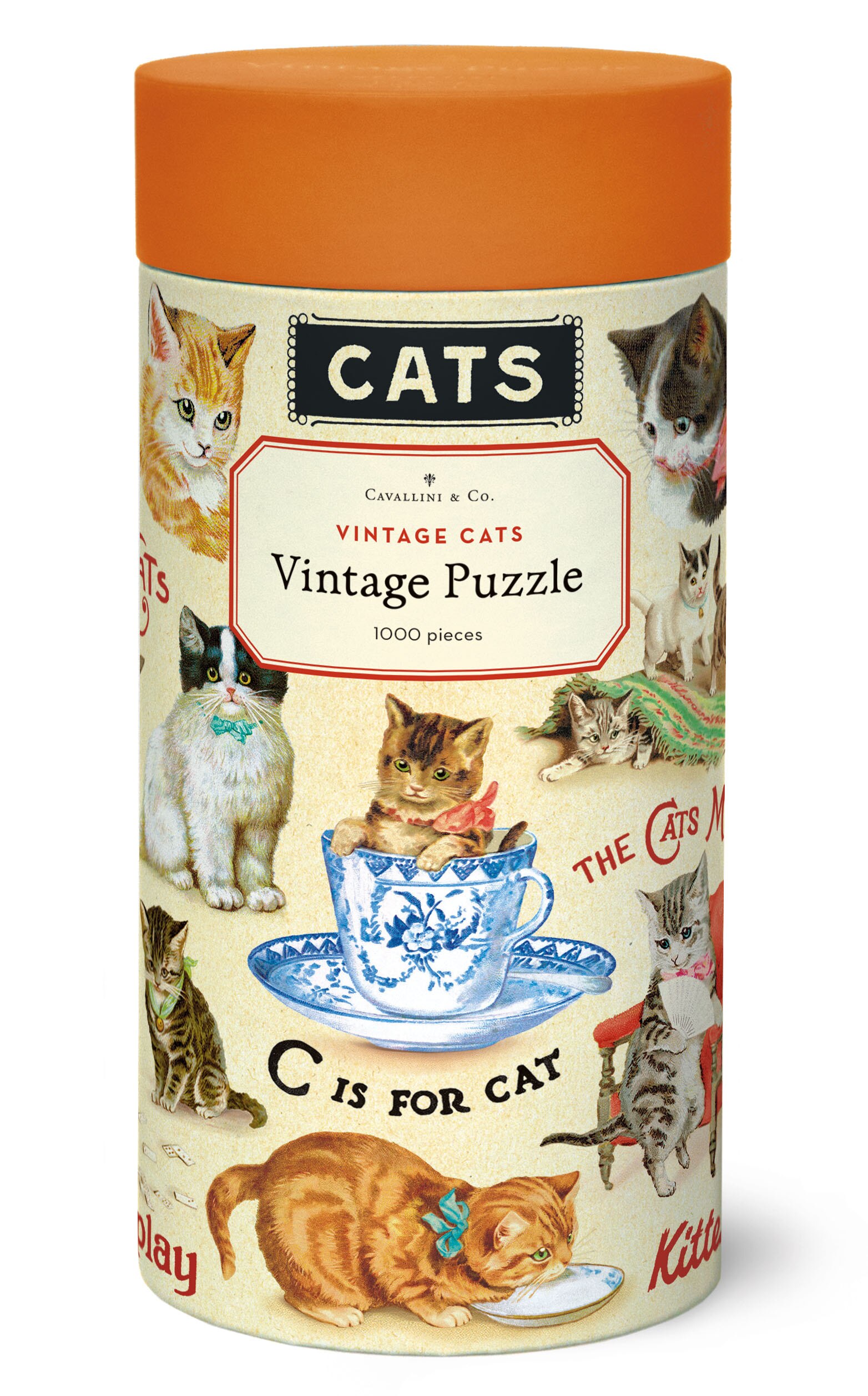 Vintage Cats 1000 pc puzzle