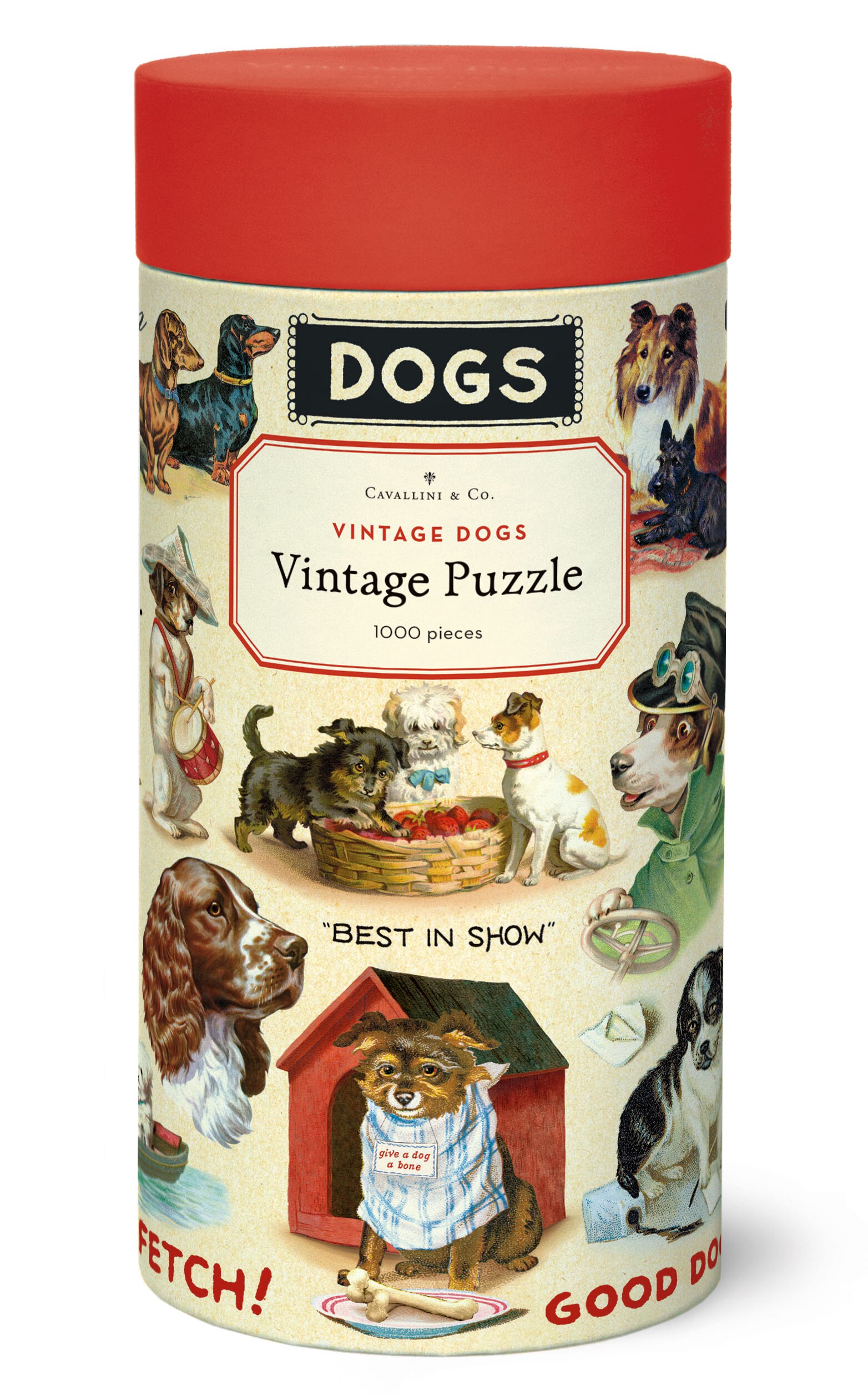 Vintage Dogs 1000 pc puzzle
