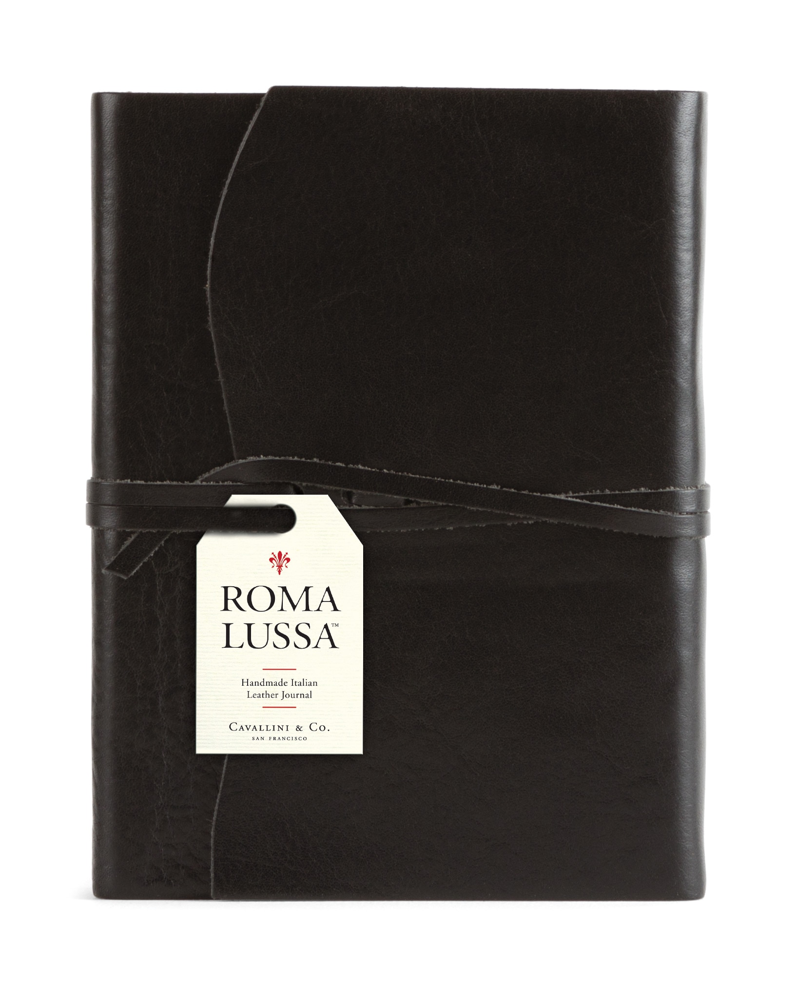 JOURNAL ROMA LUSSA 5" X 7" black