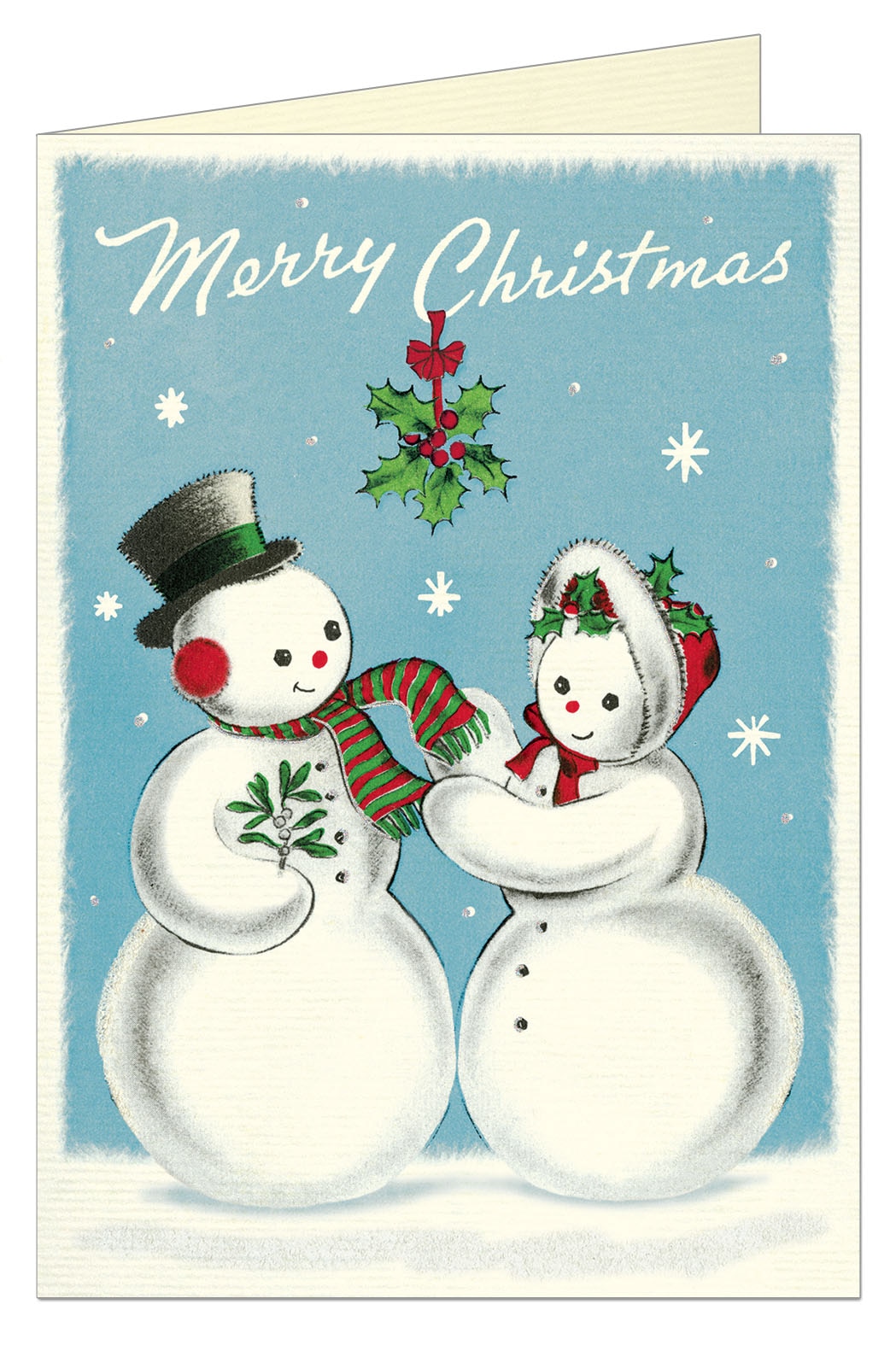 Snowman 2 Christmas Card and Envelope