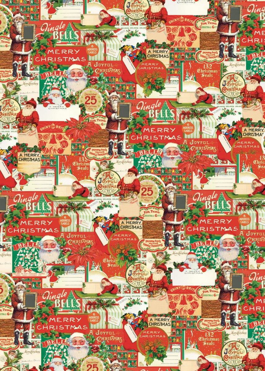 Vintage Christmas Wrap