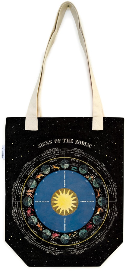 Zodiac Chart Tote Bag