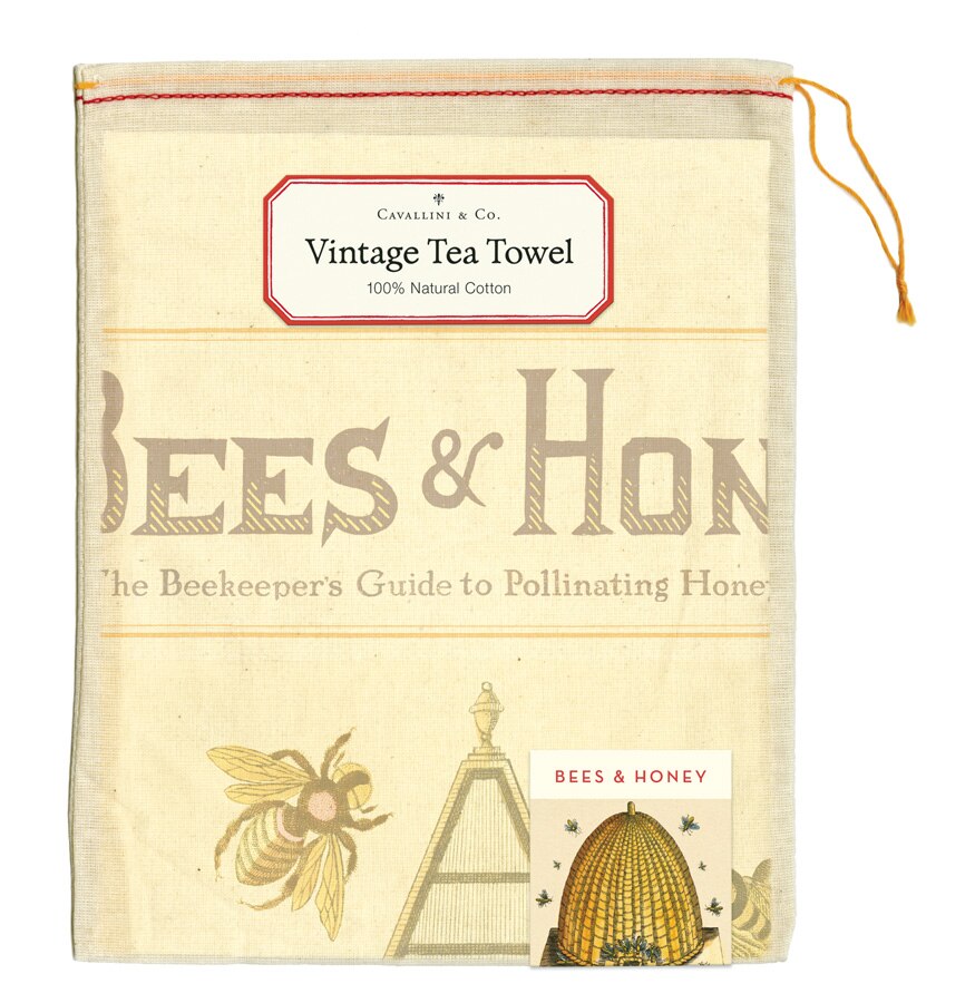 Bees & Honey Vintage Tea Towels