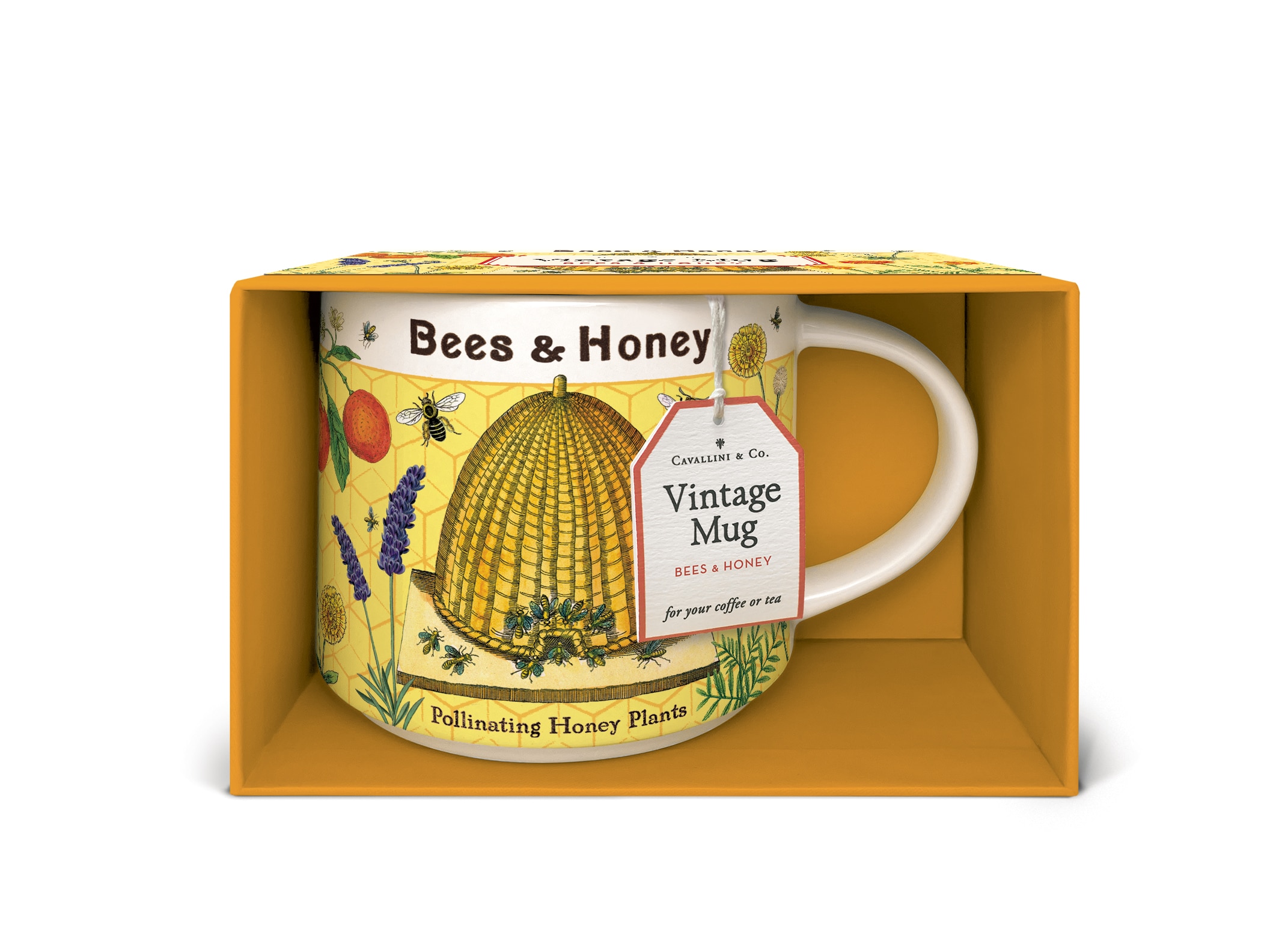 Bees & Honey Vintage Mugs