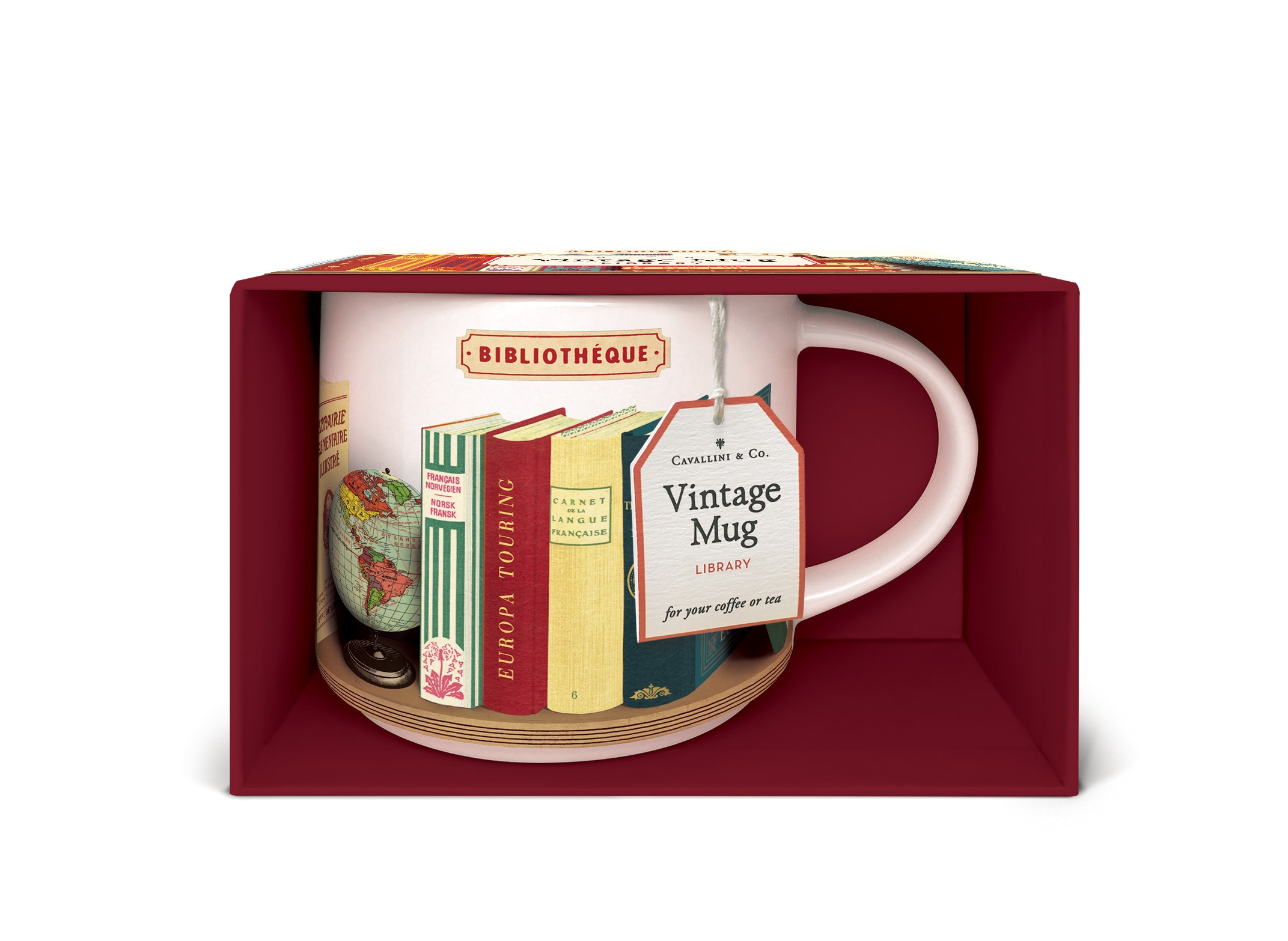 Library Books Mug