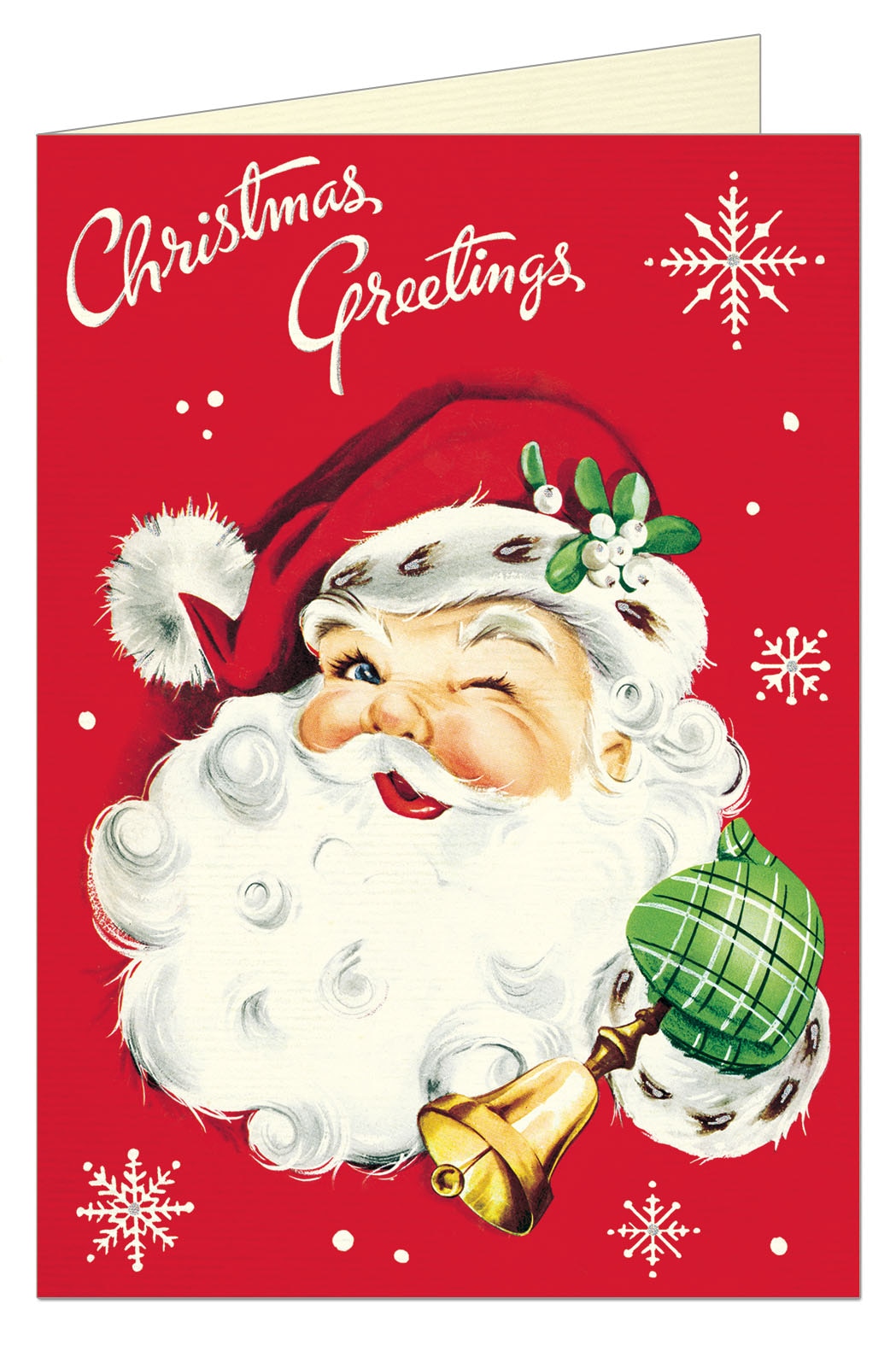 SANTA CLAUS 4 GREETING CARD & ENVELOPE