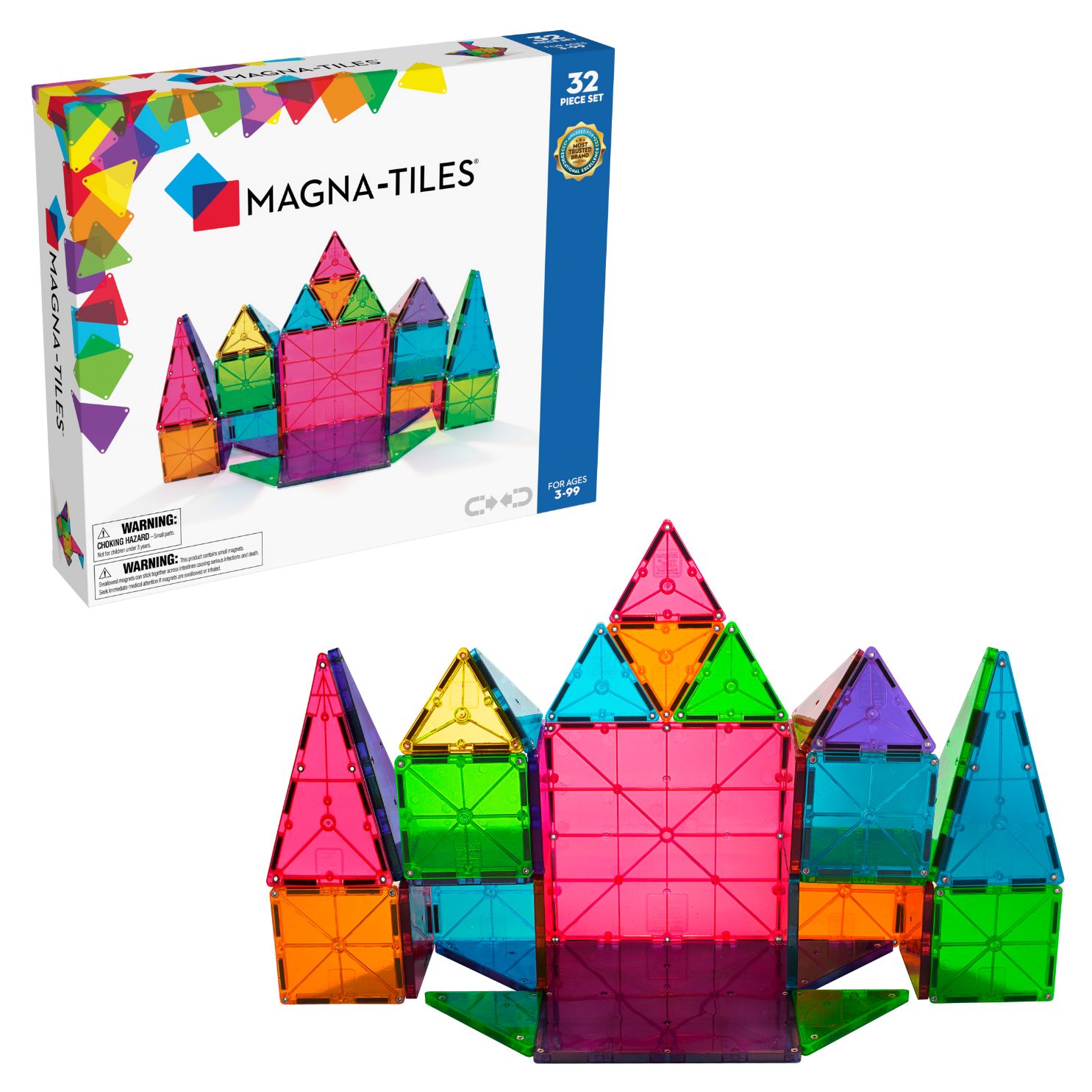 Magna-Tiles 32-Piece Starter Set