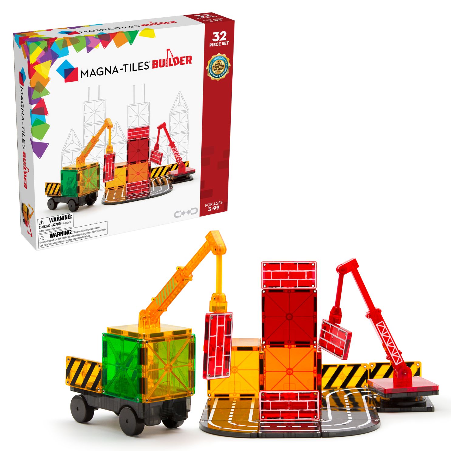 Magna-Tiles Builder 32-Piece Set