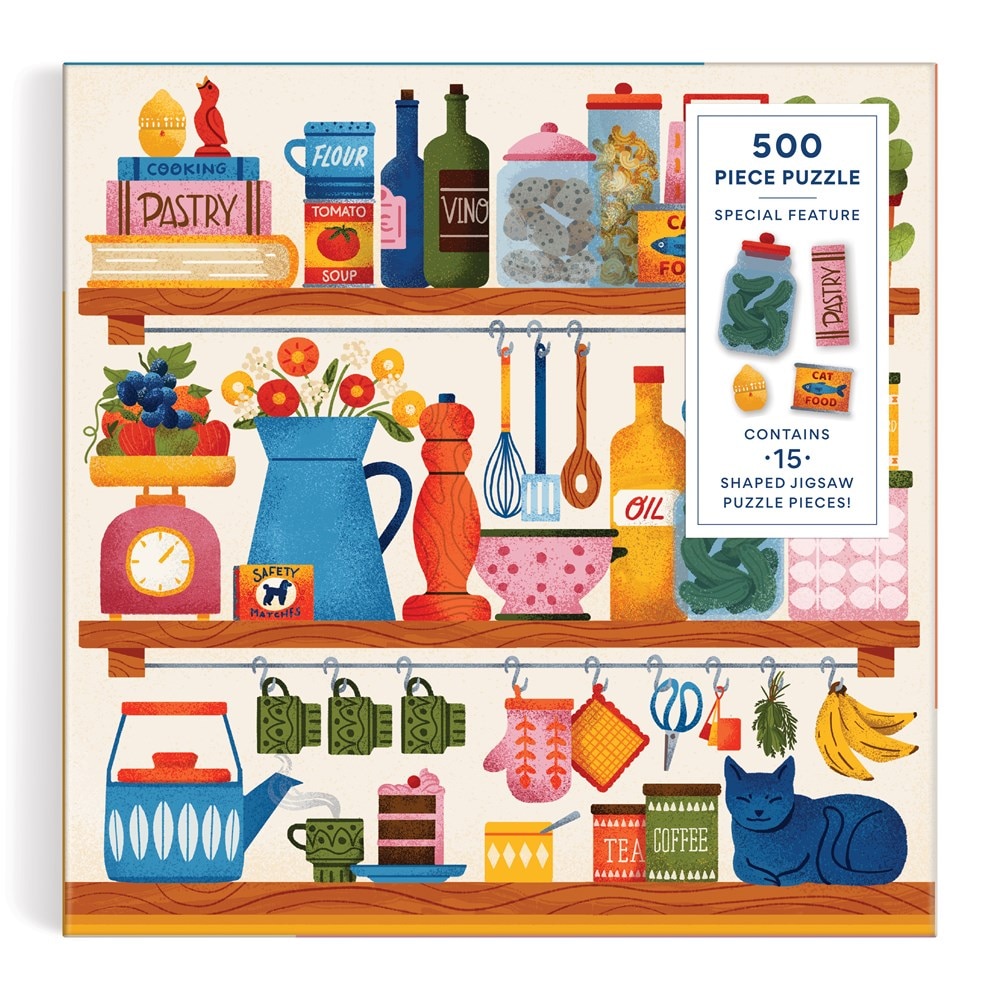 Kitchen Essentials 500 Piece Puzzle with Shaped Pieces